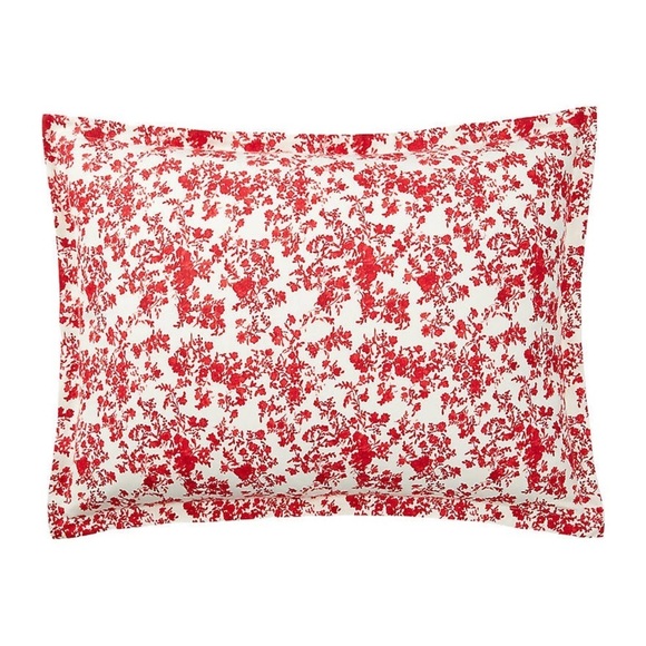 Lauren Ralph Lauren Rhyne Floral flannel comforter set king Red - Picture 7 of 10